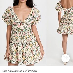 Agua By Agua Bendita Manzanilla Mini Dress in Dawn